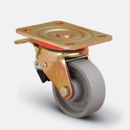 ROULETTE FONTE PIVOTANTE SANS JANTE-125X40MM-EMES