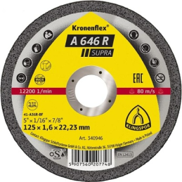 DISQUE A COUPER-- 125MMX1.6MM-INOX-KLINGSPOR