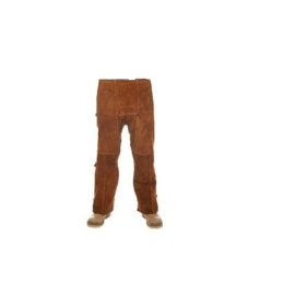 PANTALON SOUDEUR CUIR CROUTE BOVIN-T:102CM-WELDAS