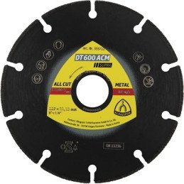 DISQUE DIAMANT ∅125X1.3X22.23MM-DT600ACM-KLINGSPOR
