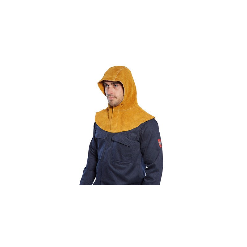 CAGOULE SOUDEUR CUIR CROUTE BRONZE-SW33-PORTWEST