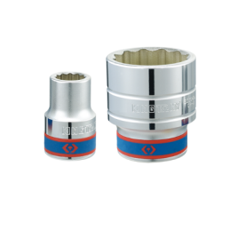 Douille courte chromée 3-4" 12 p 28mm-KINGTONY