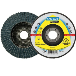 DISQUE A LAMELLES-Ø 115MM-GRAIN 80-INOX-KLINGSPOR