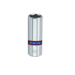 Douille longue chromée 1-4" 6 p 8mm-KINGTONY