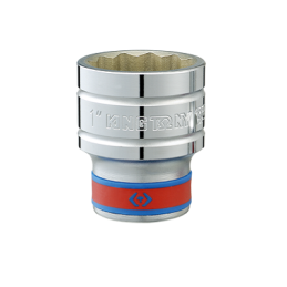 Douille courte chromée 1-2" 12p 25-32"-KINGTONY