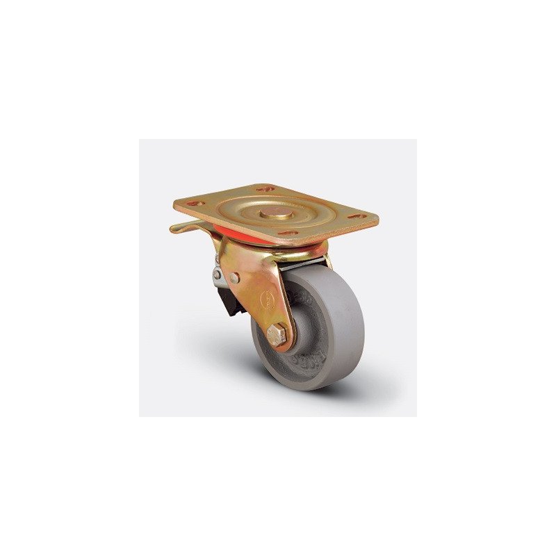 ROULETTE FONTE PIVOTANTE SANS JANTE-125X40MM-EMES
