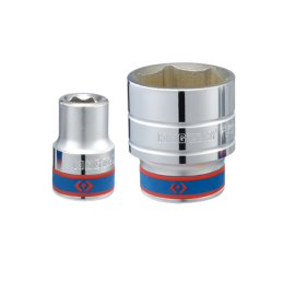 Douille courte chromée 3-4" 6 p 46mm-KINGTONY