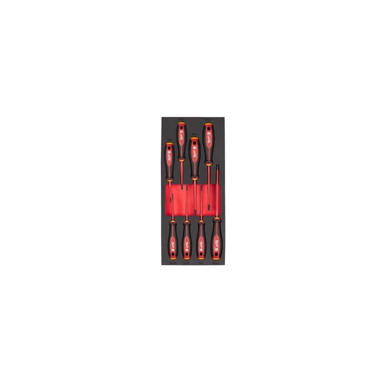 MODULE PR SERVANTE 8 PCS-TOURNEVIS ISOLE-MILWAUKEE