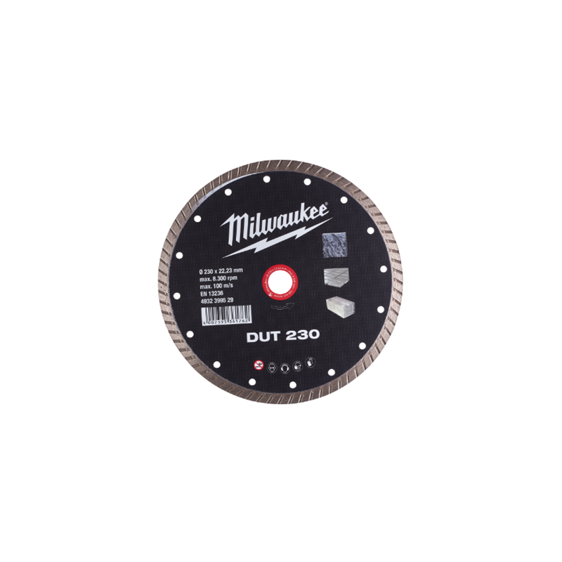 DISQUE DIAMANT ∅230X2.6X22.23MM-DUT-MILWAUKEE