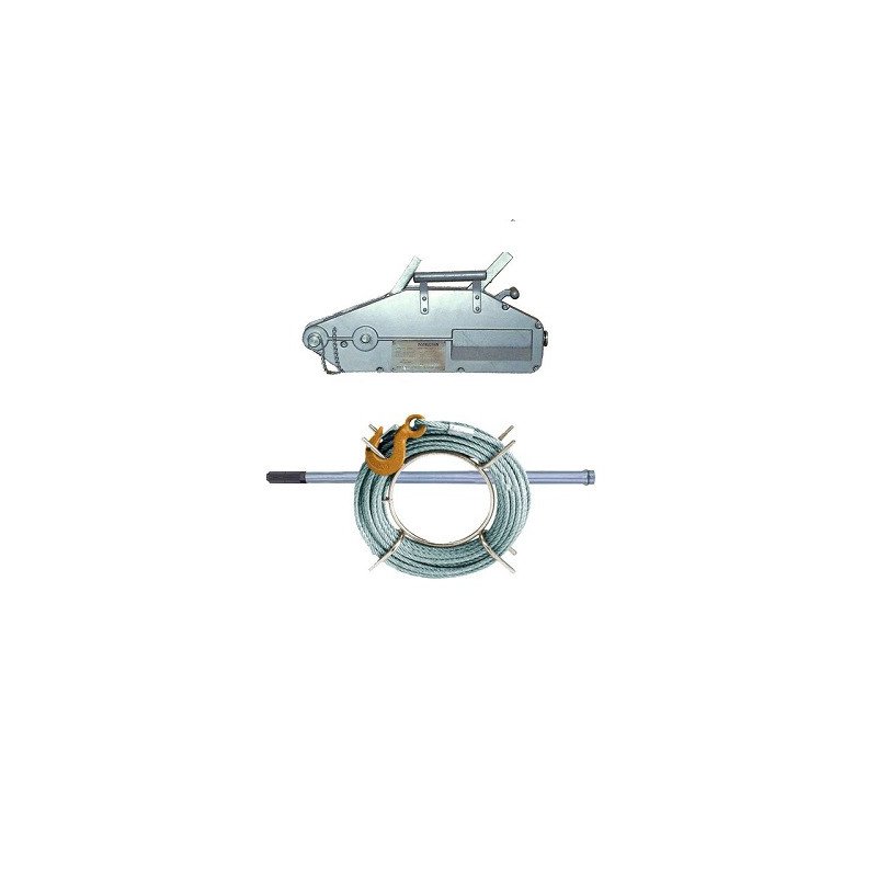 TIREUR A CABLE 3.2T-20M-CARTER ALU-HALTIR-LEVAC