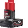 BATTERIE M12-04AH-M12B4-REDLITHIUM-MILWAUKEE