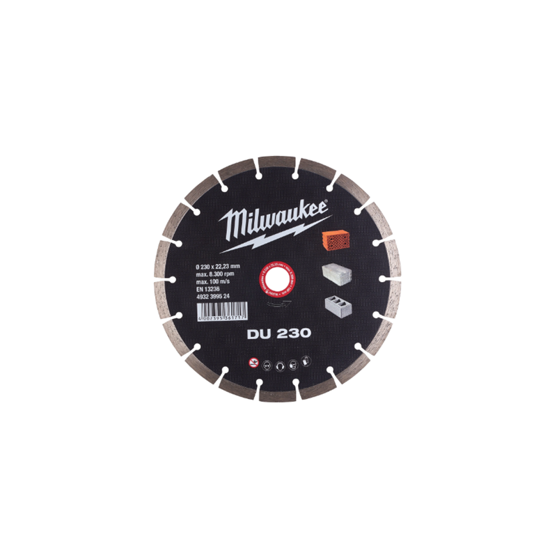 DISQUE DIAMANT ∅230X2.6X22.23MM-DU-MILWAUKEE