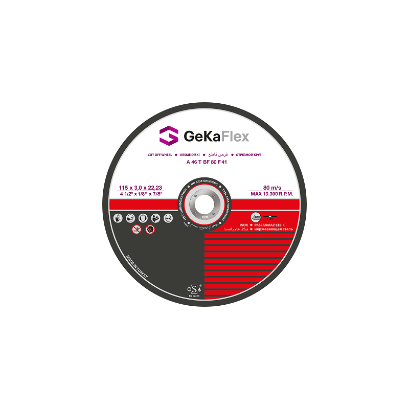 DISQUE A COUPER-- 180MMX3MM-INOX-GEKA