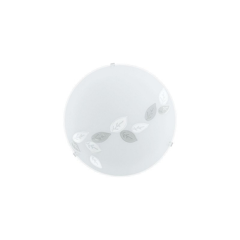 PLAFONIER MARS BLANC SATINE A MOTIF -250-EGLO