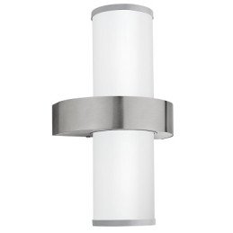 APPLIQUE MURALE BEVERLY INOX|BLANC SATINE-EGLO