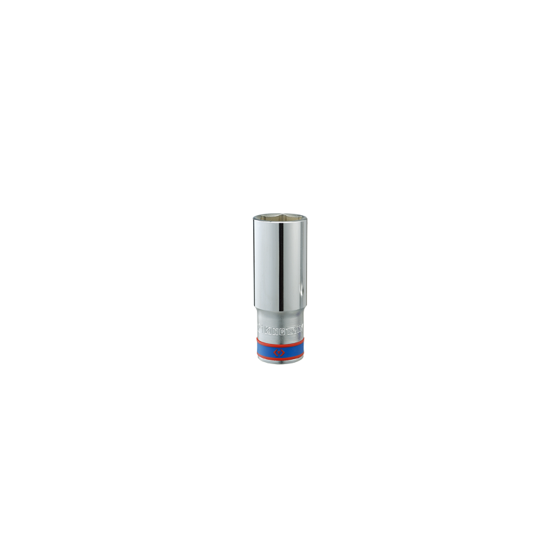 Douille longue chromée 3-4" 6 p 51mm-KINGTONY