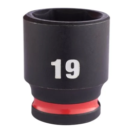 DOUILLE COURTE A CHOC 3-8" 6P 19MM-MILWAUKEE