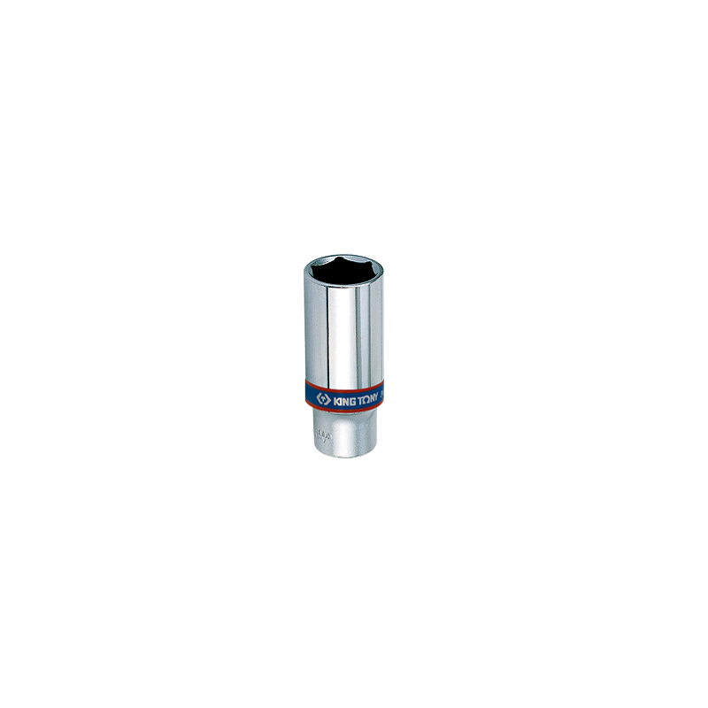 Douille longue chromée 3-8" 6 p 22mm-KINGTONY