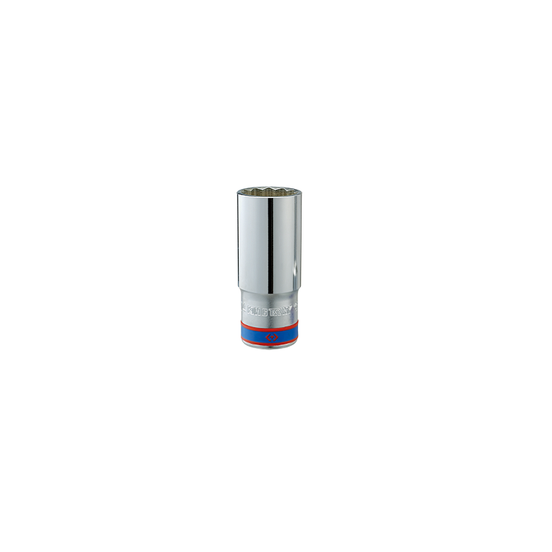 Douille longue chromée 1-2" 12p 19mm-KINGTONY