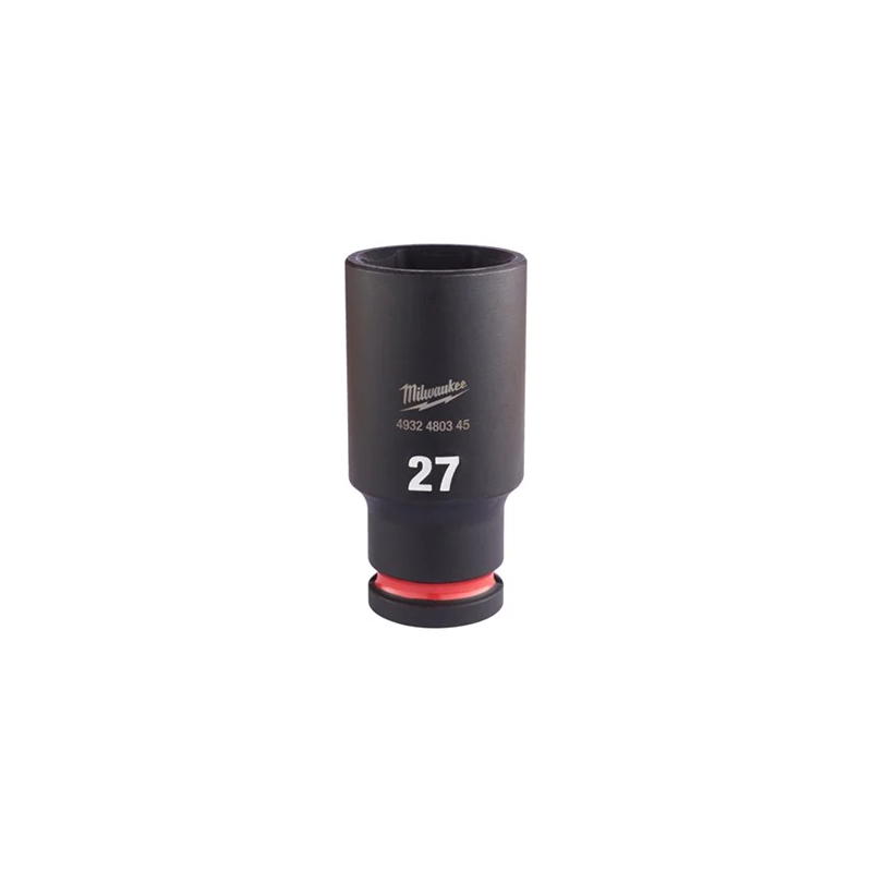 DOUILLE LONGUE A CHOC 1-2" 6P 27MM-MILWAUKEE