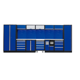 MOBILIER D'ATELIER 4885MM-28PCS-BLUE-KINGTONY