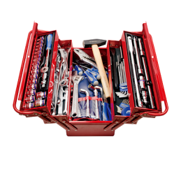 CAISSE A OUTILS 103 PCS A TROIS SECTIONS-KINGTONY