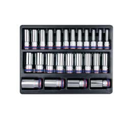 MODULE POUR SERVANTE 25PCS DOUILLES 1-2" CHROME-KT
