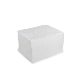 FEUILLE ABSORBANT HUILE 50x40CM 2PLIS BLANC-SALL